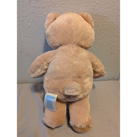 Build A Bear Light Brown Teddy Bear Soft Plush Great Condition! BABW - Picture 3 of 8